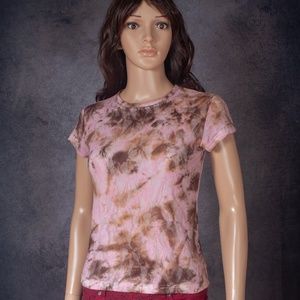 CHA CHA VENTE - WOMEN'S TOP - PINK LACE - SIZE MED